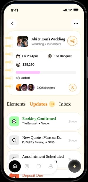 iDO booking workspace screen